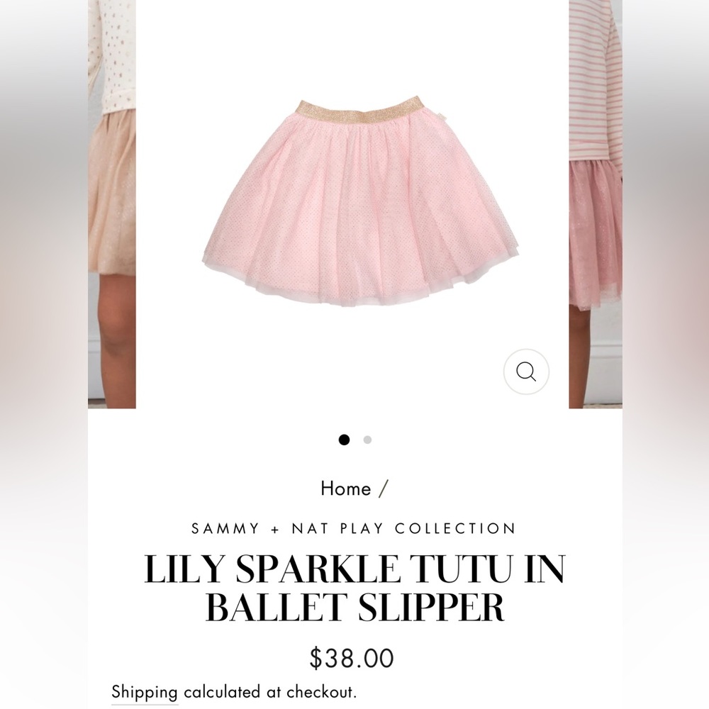 LILY SPARKLE TUTU IN BALLET SLIPPER 6/12 M